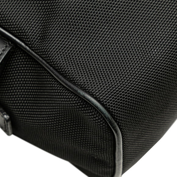 GUCCI Sherry Line Clutch Bag Black Canvas Leather 630916 - Picture 5 of 10